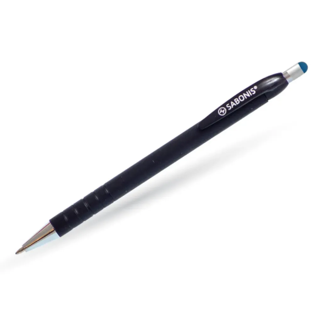 Bolígrafo Retráctil Sabonis Punto Mediano 1mm Mod. 6032 Color Azul