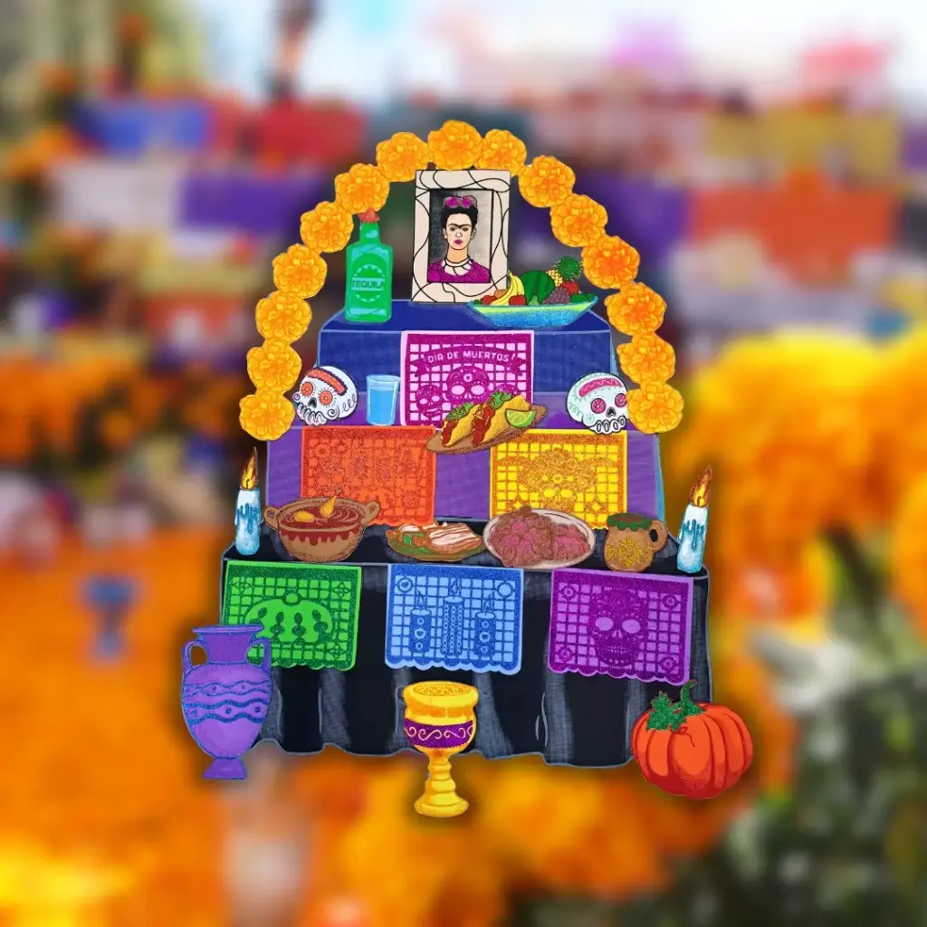[FIFOALDMU014] Figura Foamy Altar Del Dia de Muertos 