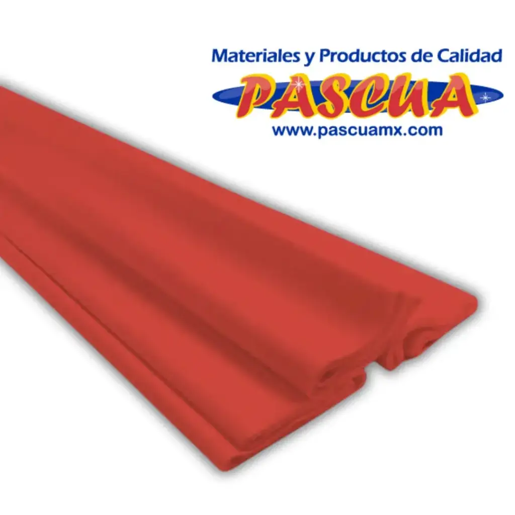 [7501987522033] Papel Crepé Pascua 200x50 Cm (Rojo)