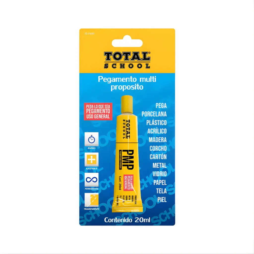 [7502315713147] Pegamento Multiproposito Total School 20ml Mod. TS-PM20