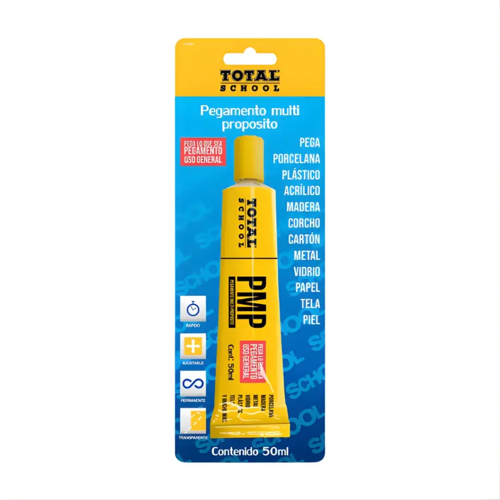 [7502315713154] Pegamento Multiproposito Total School 50ml Mod. TS-PM50