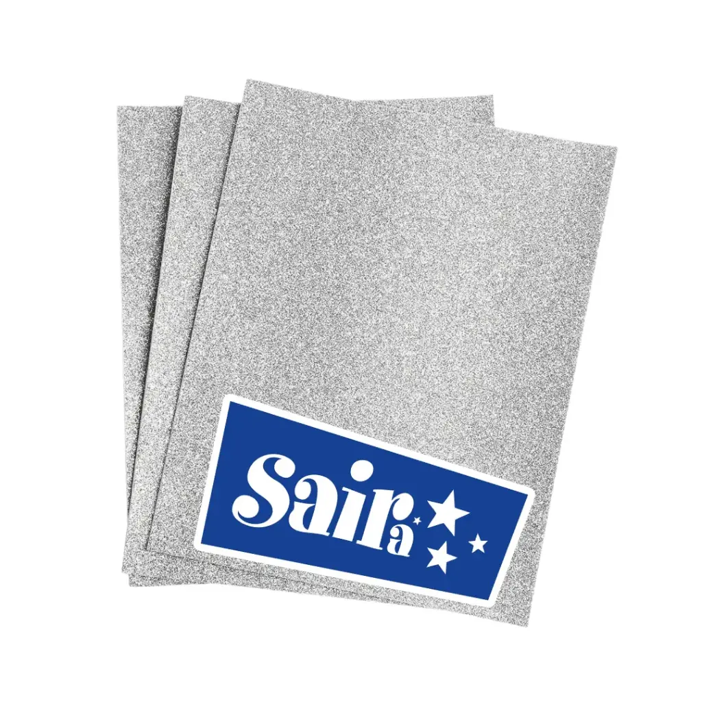 [6922052720153] Foamy Con Diamantina Saira Tamaño Carta 21.5x28cm (Plata)