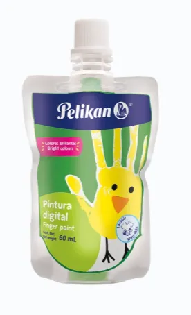 [7501015226308] Pintura Dígital Pelikan Bolsa 60ml (Verde)