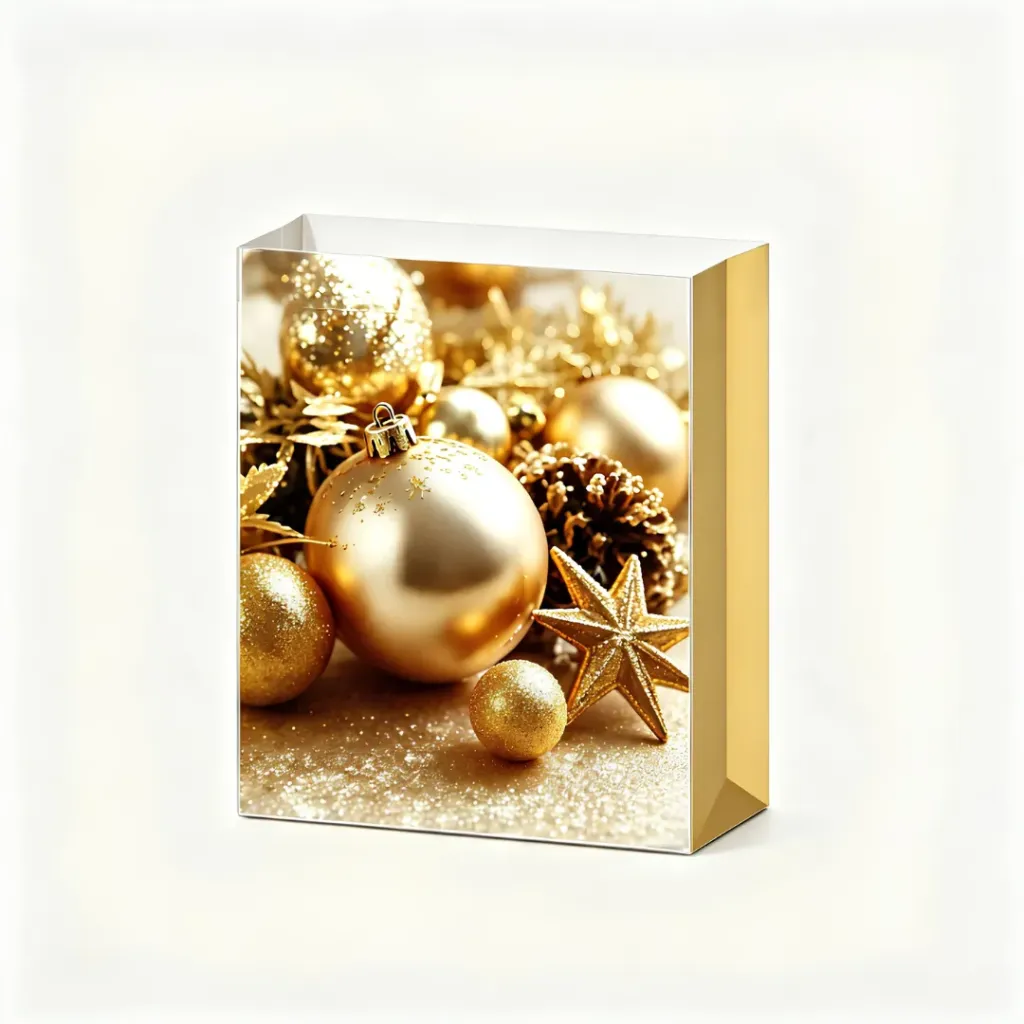 Bolsa De Regalo Navideño Personajes Color Crema Itrade 40x30x12cm Mod. FD1549L