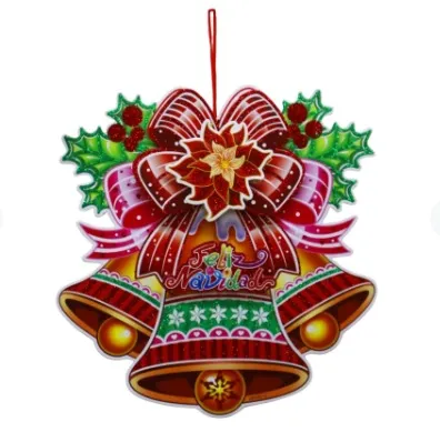 [9893010087991] Adorno de Carton Navideño Campanas 27X26CM ITrade SD930-3 PC26