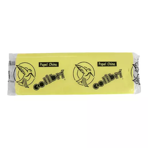 [7508310211039] Papel China Colibrí 50x75cm (Amarillo Canario)