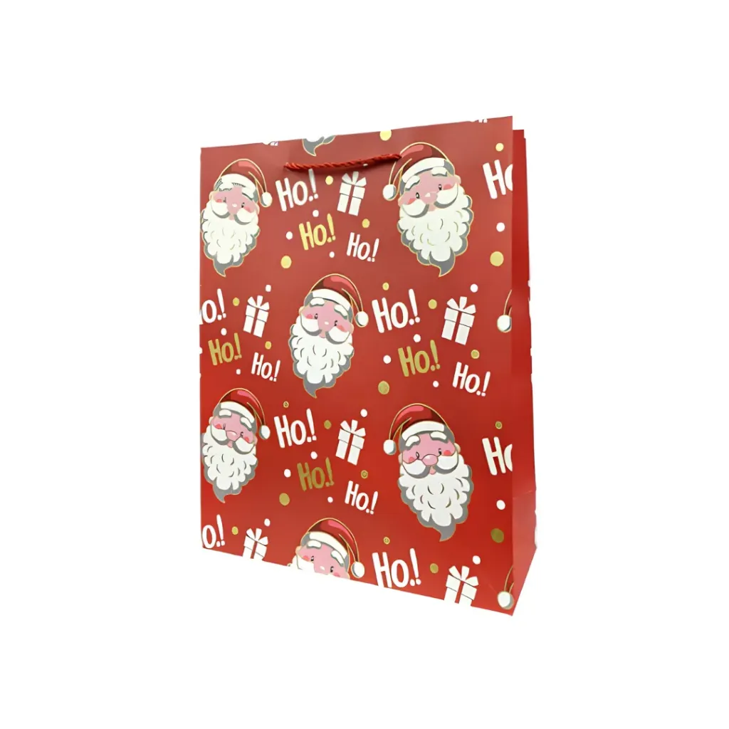 Bolsa De Regalo Navideno HoHo! Itrade 23x18x10cm Mod. FD1531M