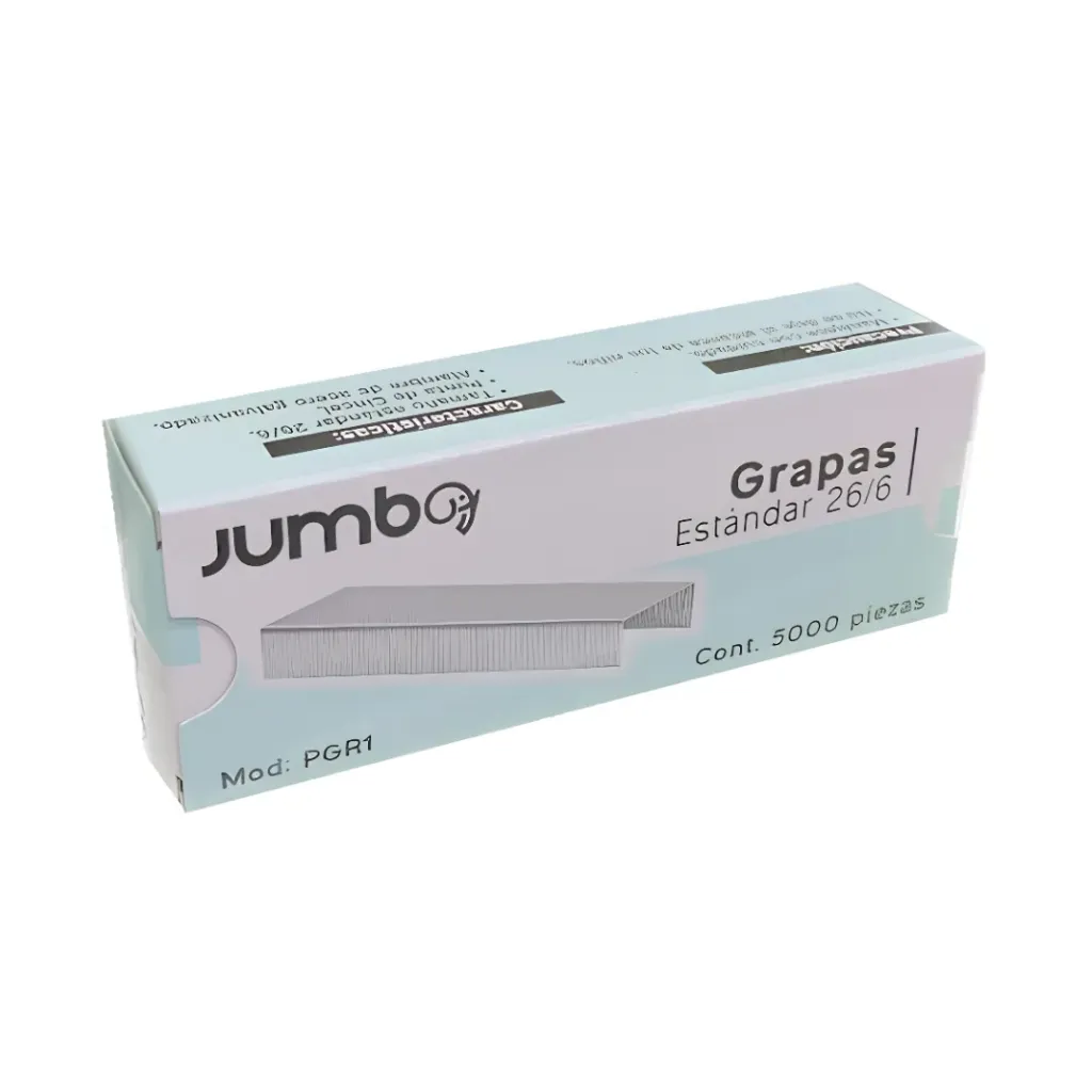 Grapa Estándar 26/6 Jumbo Mod.PGR1 5000 Piezas